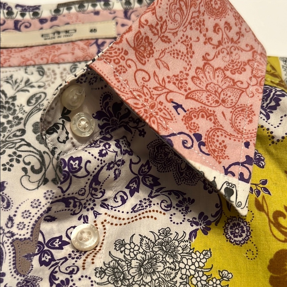 Etro Multicolor Patchwork Blouse - Picture 8 of 12